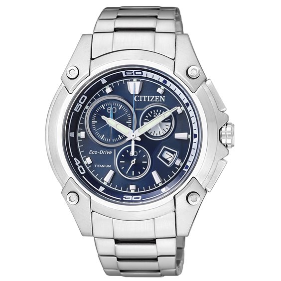 Armbanduhr Citizen Herr Supertitanio - Crono in Titan AT2040-50L - AT2040-50L